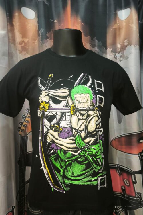 Camiseta One Piece "Zoro Caveira" (Madrigal)