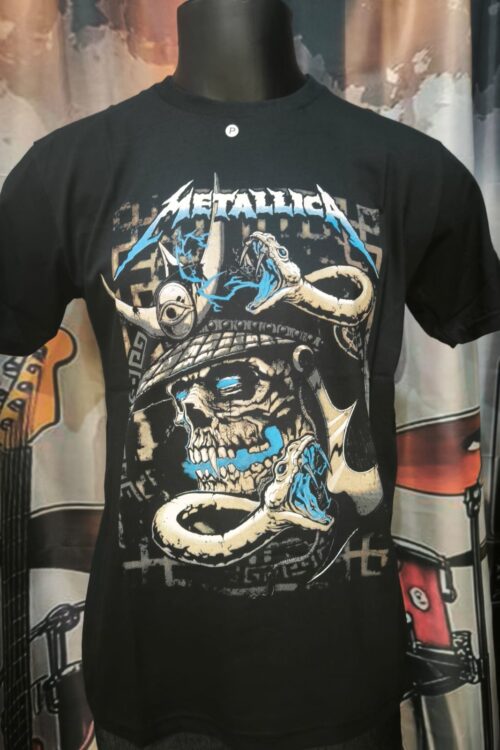 Metallica Caveira e Cobra detalhe azul(Madrigal)