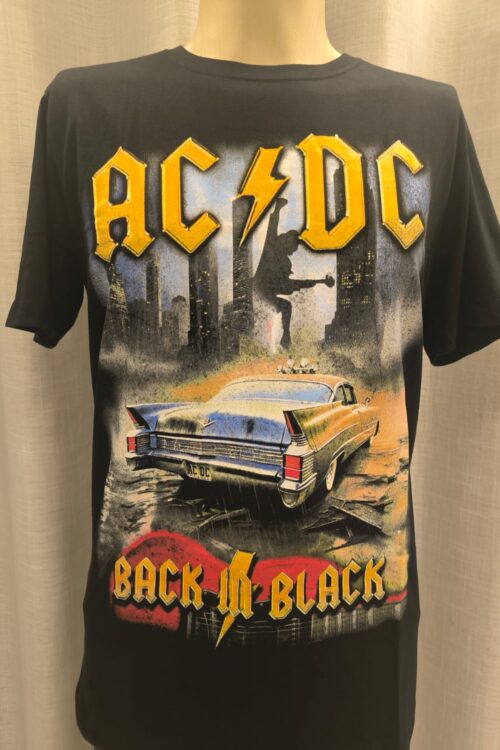 AC/DC Back in Black Carro prédios