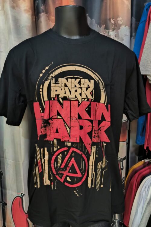 Linkin Park vermelho e bege(HDC)