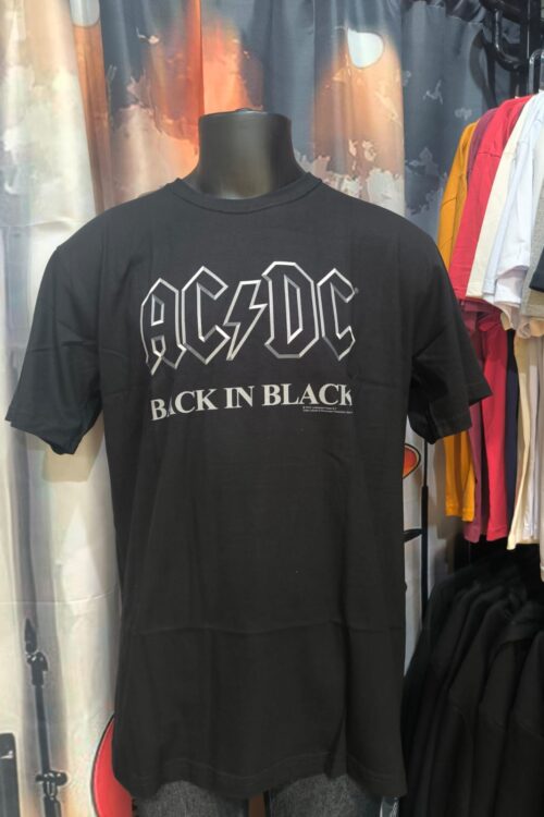 AC/DC Back in Black letras prata(STAMP)