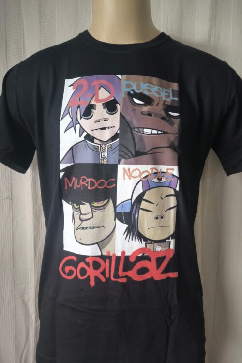 Gorillaz 4 Integrantes nomes (STAMP)