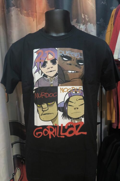 Gorillaz 4 Integrantes nomes (STAMP)