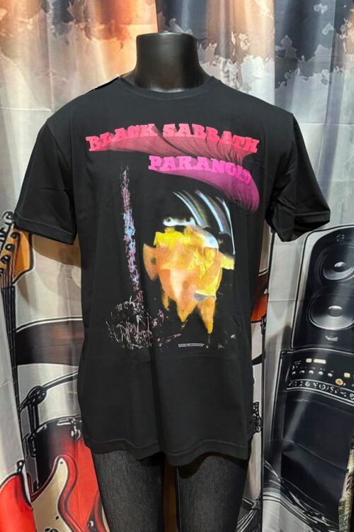 Black Sabbath Paranoid Escrita Rosa (Stamp)