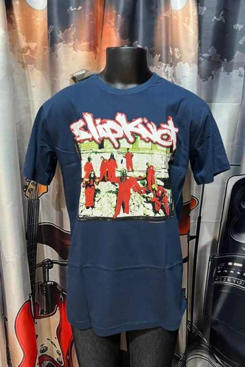 Slipknot Azul Frente e Costas (Stamp)