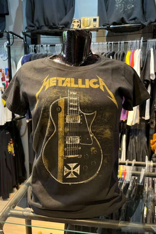 Baby Look Metallica Guitarra (Stamp)